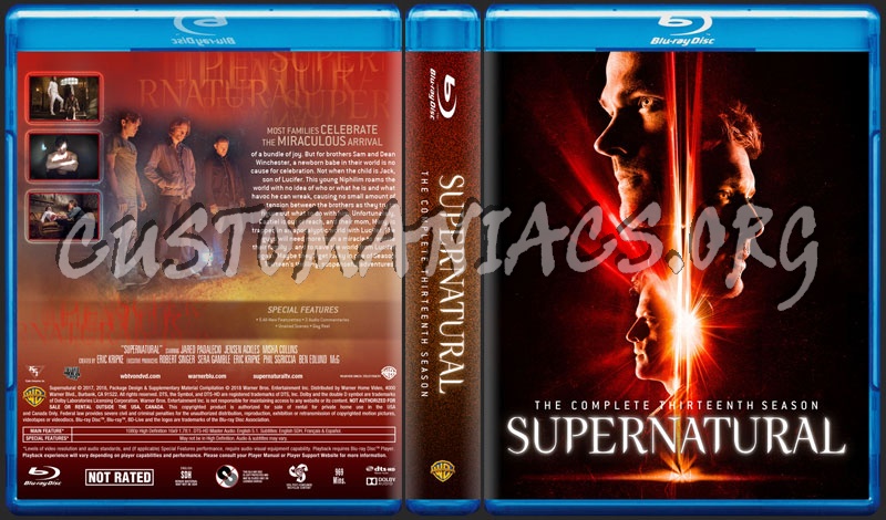 Supernatural Season 13 dvd cover