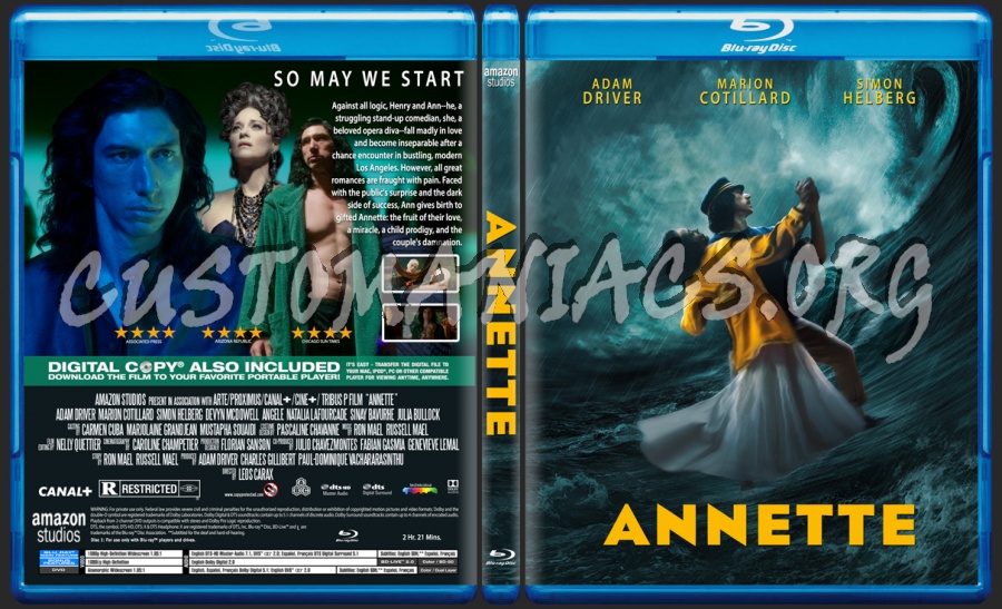 Annette blu-ray cover