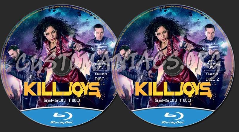 Killjoys Season 2 blu-ray label