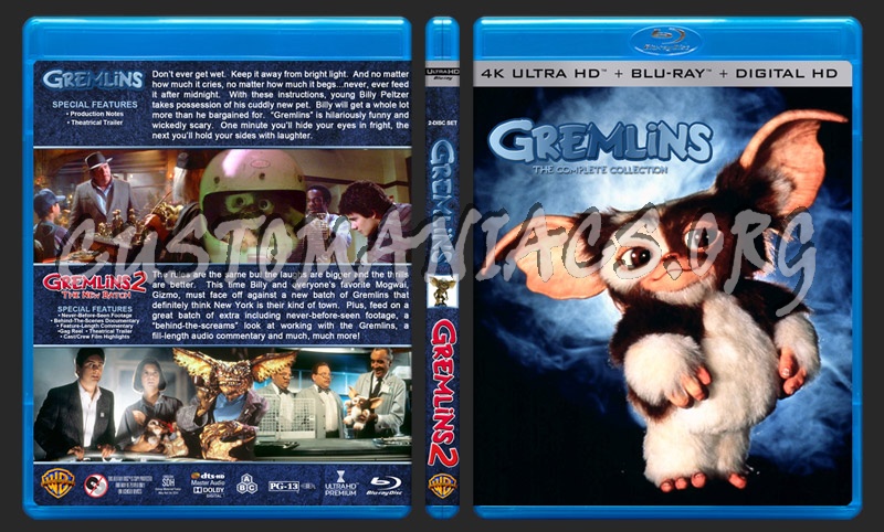 Gremlins Double Feature (4K) blu-ray cover