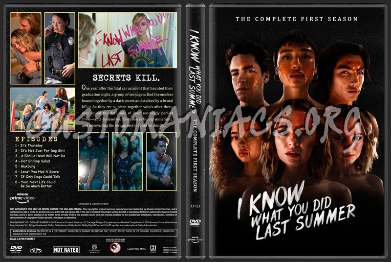 I Know What You Did Last Summer - Season 1 dvd cover