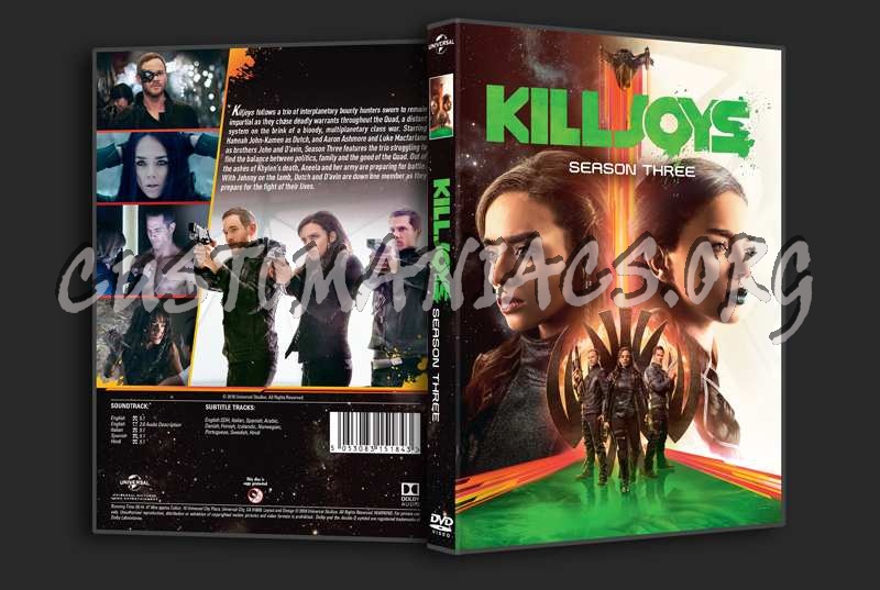 Killjoys Season 3 dvd cover