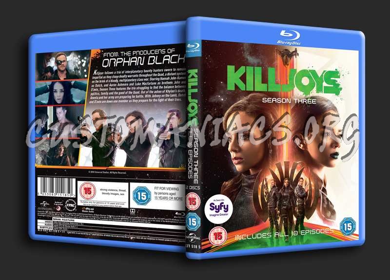 Killjoys Season 3 blu-ray cover