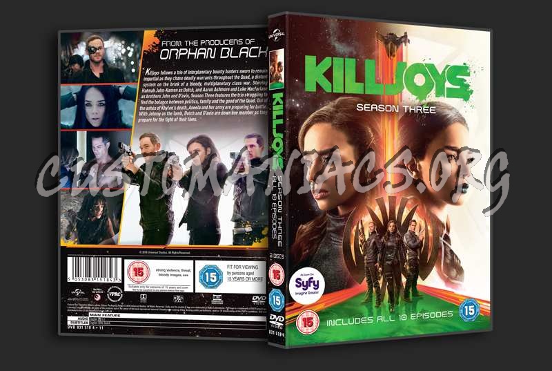 Killjoys Season 3 dvd cover