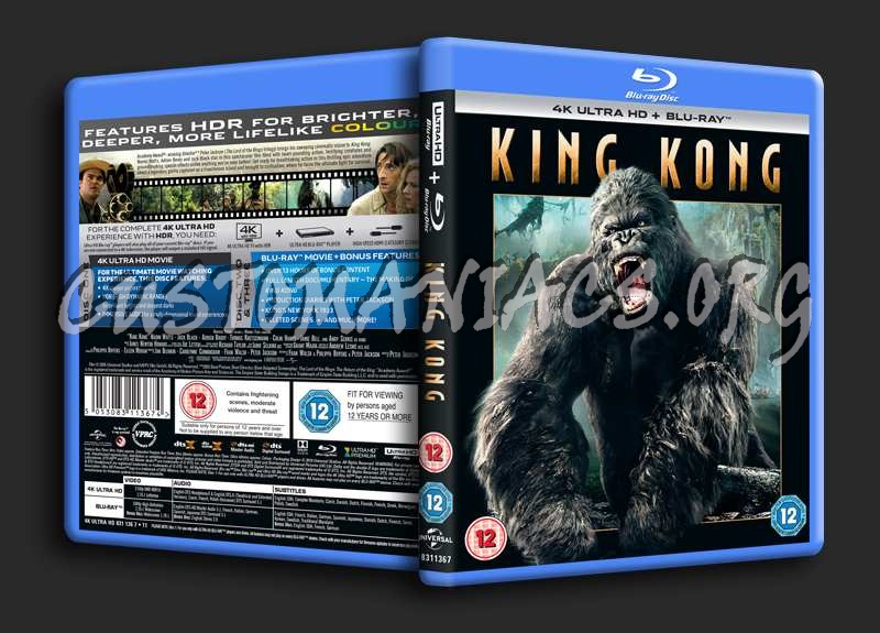 King Kong 4K blu-ray cover