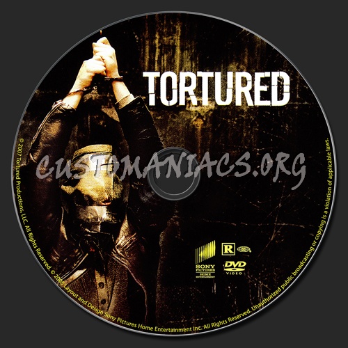 Tortured dvd label