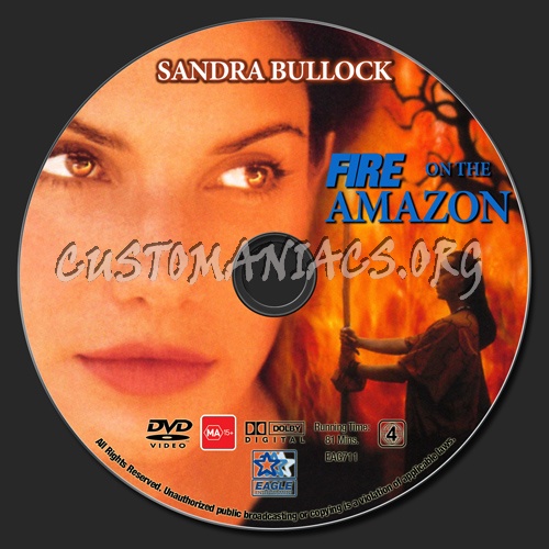 Fire On The Amazon dvd label