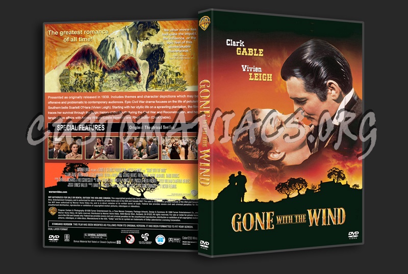 Gone With the Wind dvd cover