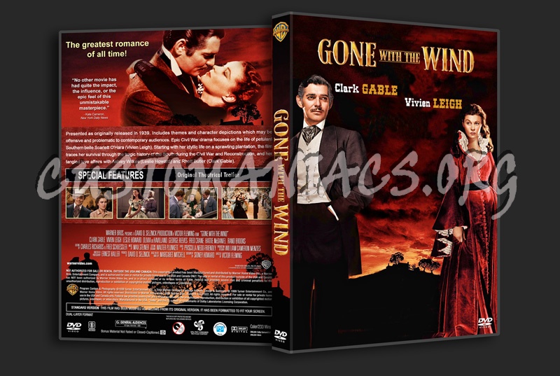 Gone With the Wind dvd cover
