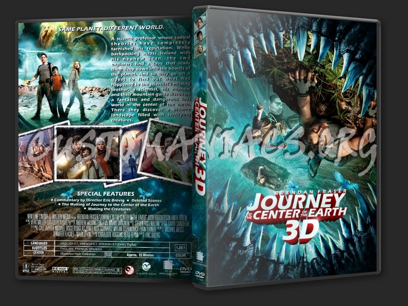Journey to the Center of the Earth 3D dvd cover