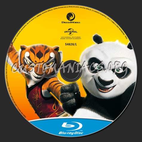 Kung Fu Panda 2 blu-ray label