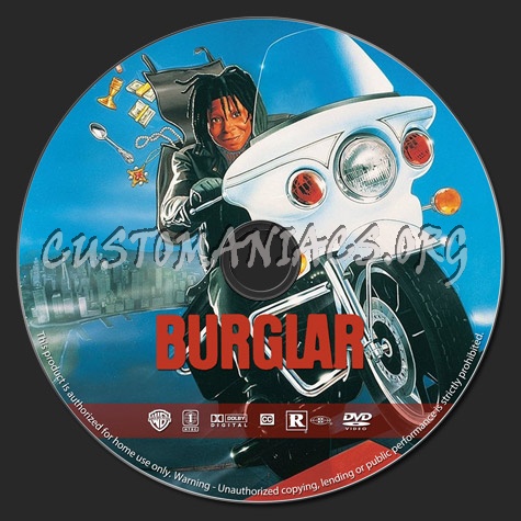 Burglar dvd label