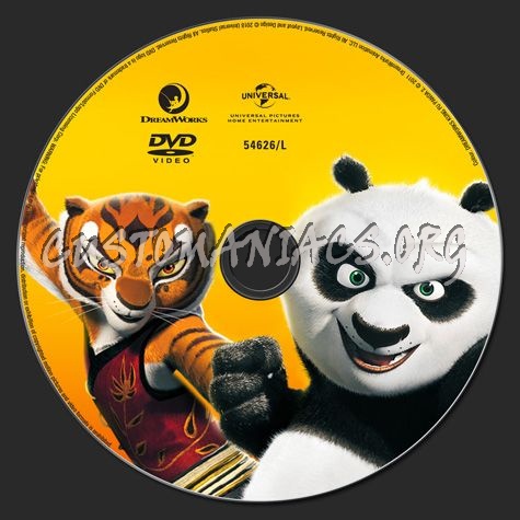 Kung Fu Panda 2 dvd label