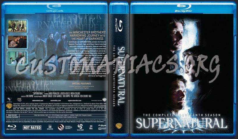 Supernatural Season 14 dvd cover