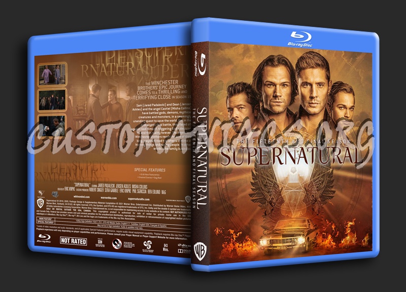 Supernatural Season 15 dvd cover