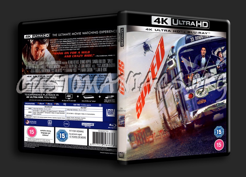 Speed 4K blu-ray cover