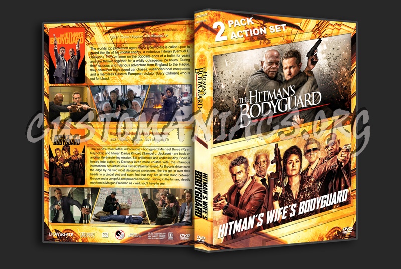 The Hitman's Bodyguard / Hitmans Wifes Bodyguard Double Feature dvd cover