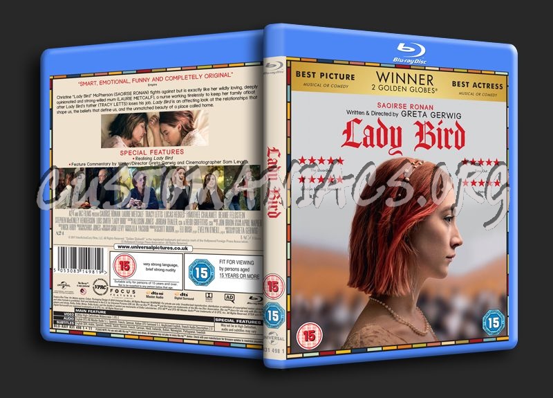 Lady Bird blu-ray cover