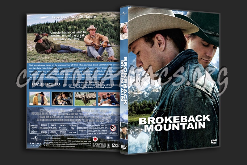 Brokeback Mountain dvd cover