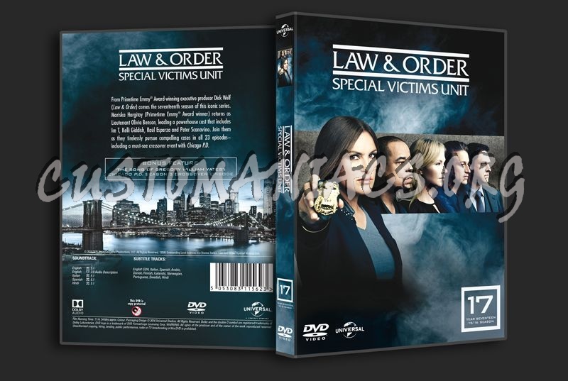 Law & Order Special Victims Unit Season 17 dvd cover