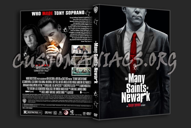 The Many Saints Of Newark dvd cover