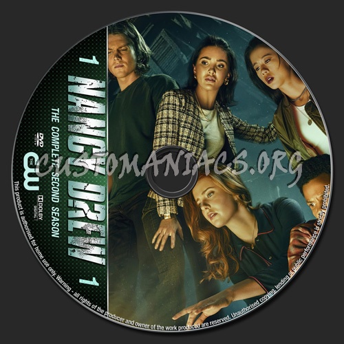 Nancy Drew Season 2 dvd label