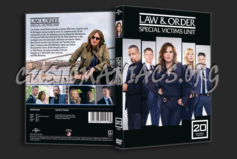 Law & Order Special Victims Unit Season 20 dvd cover