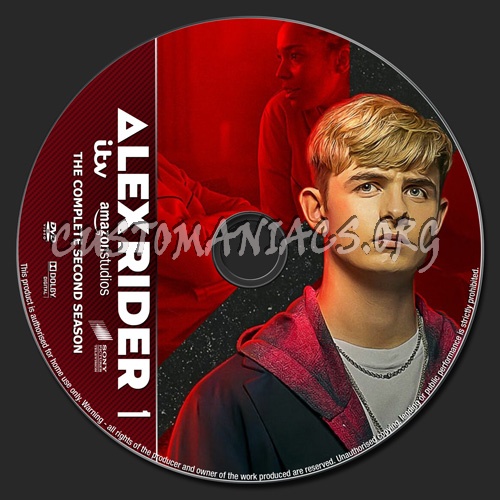 Alex Rider Season 2 dvd label