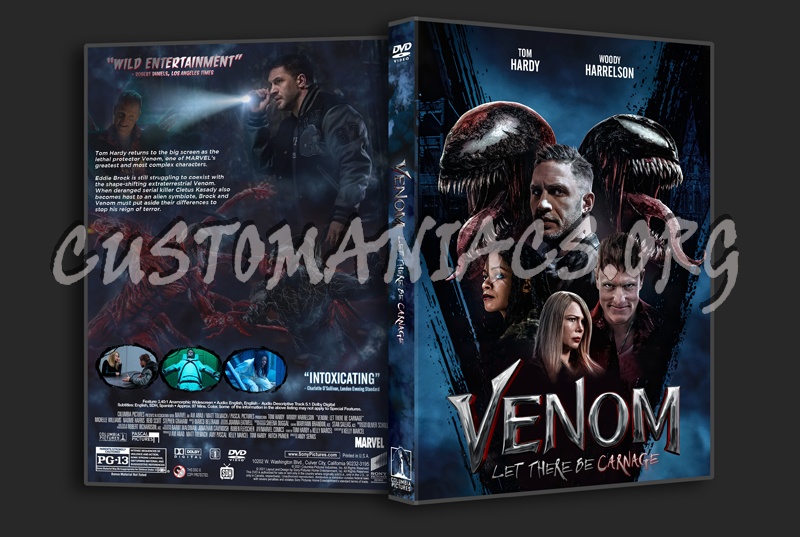 Venom: Let There Be Carnage dvd cover