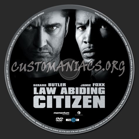 Law Abiding Citizen dvd label