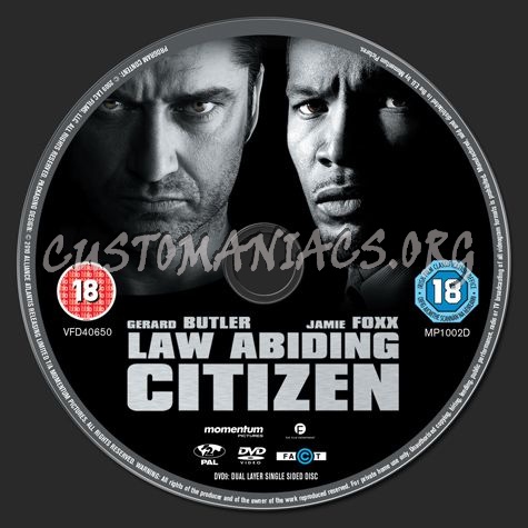 Law Abiding Citizen dvd label