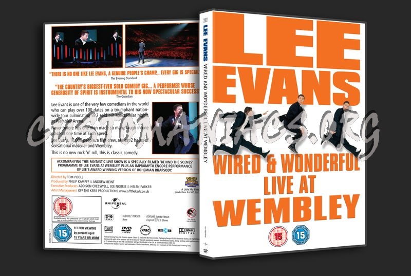 Lee Evans Wired and Wonderful dvd cover