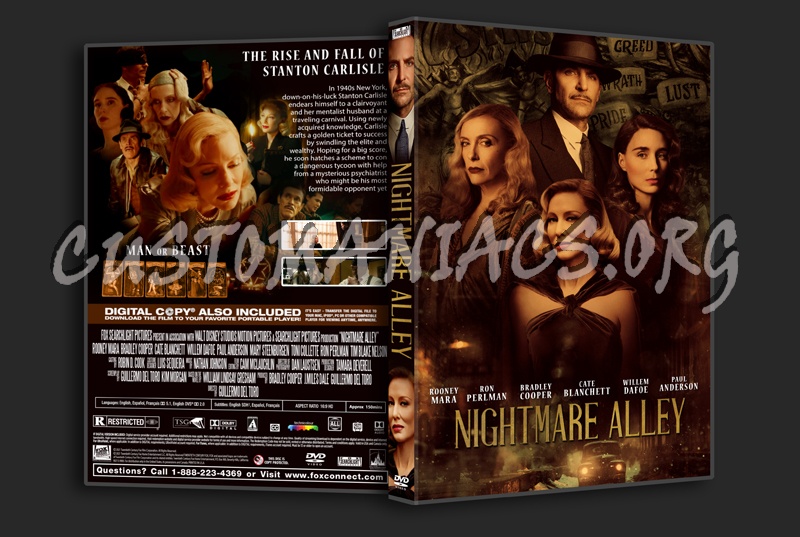 Nightmare Alley dvd cover