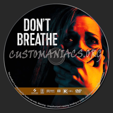 Dont Breathe dvd label