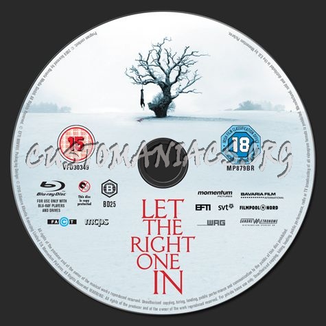 Let the Right One In blu-ray label