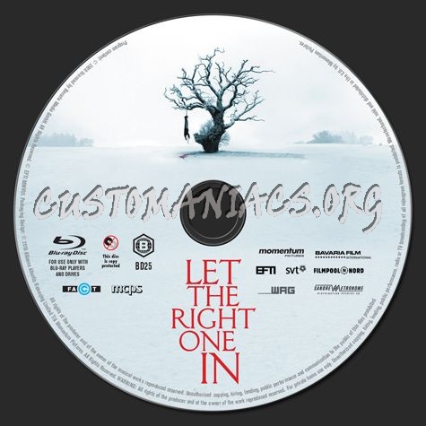 Let the Right One In blu-ray label