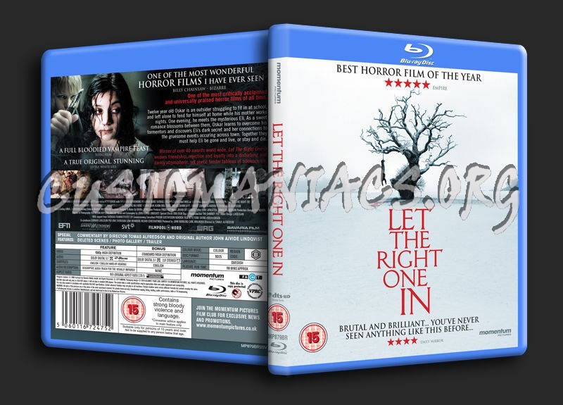 Let the Right One In blu-ray cover