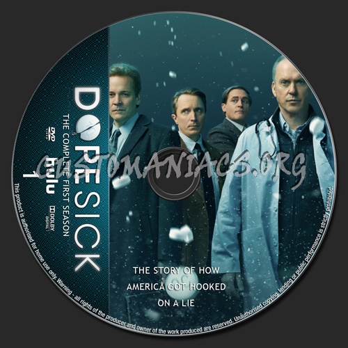 Dopesick Season 1 dvd label