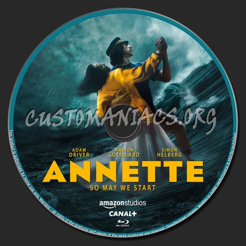 Annette blu-ray label