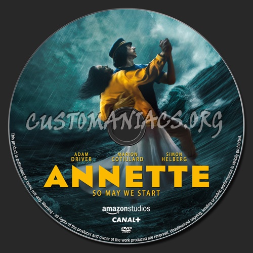 Annette dvd label