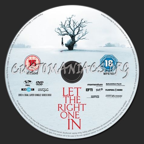 Let the Right One In dvd label