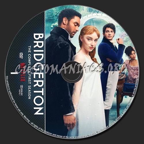 Bridgerton Season 1 dvd label