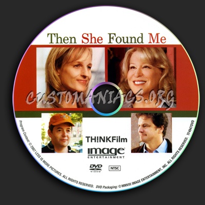 Then She Found Me dvd label