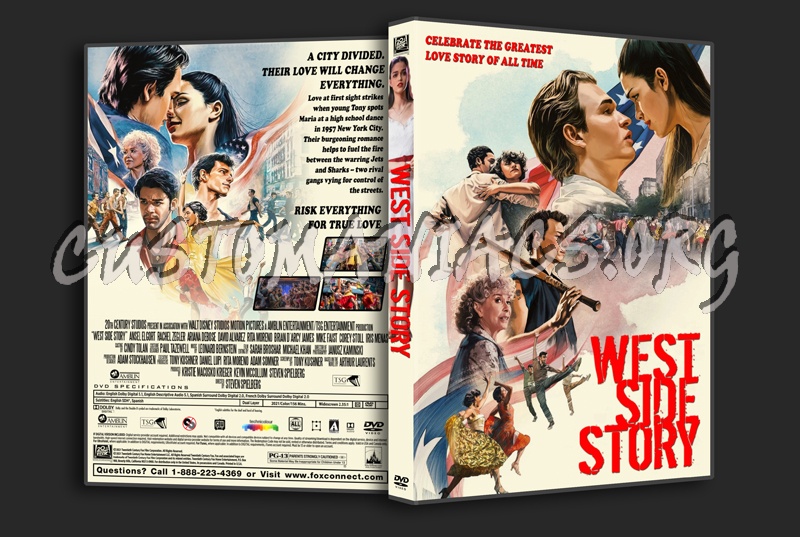 West Side Story (2021) dvd cover