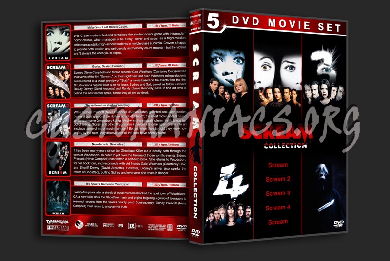 Scream Collection (5) dvd cover