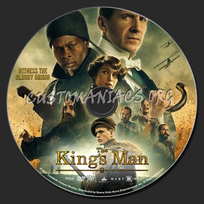 The King's Man dvd label