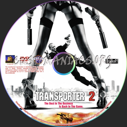 Transporter 2 dvd label