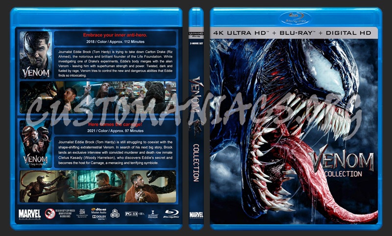 Venom Collection (4K) blu-ray cover