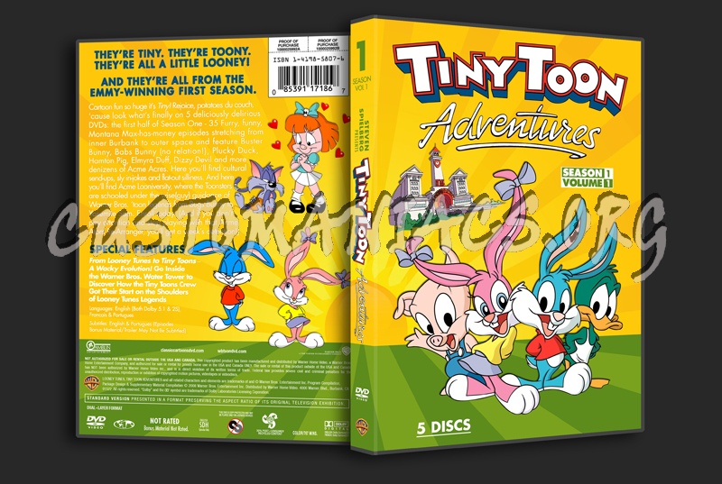 Tiny Toon Adventures - Season 1 dvd cover