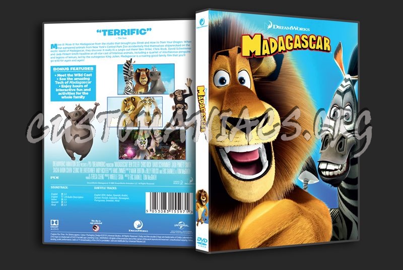 Madagascar dvd cover